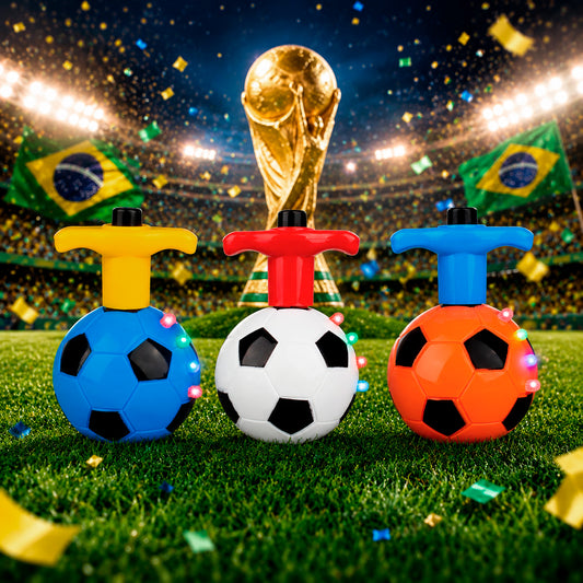 Brinquedo Infantil Bola Peão Futebol Copa Futebol Diversão Kidy