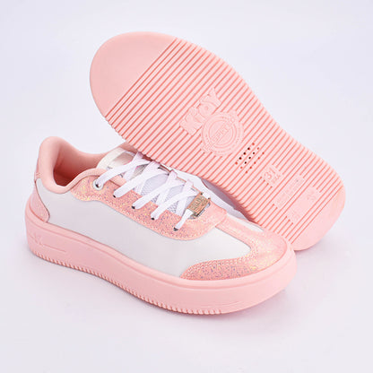 Tênis Menina K360 Belinha Nova York Branco Nude