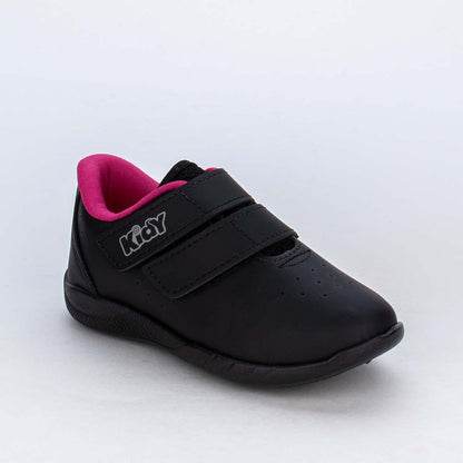 TENIS INFANTIL MENINA KIDY USEFULL MIAMI PRETO/PINK