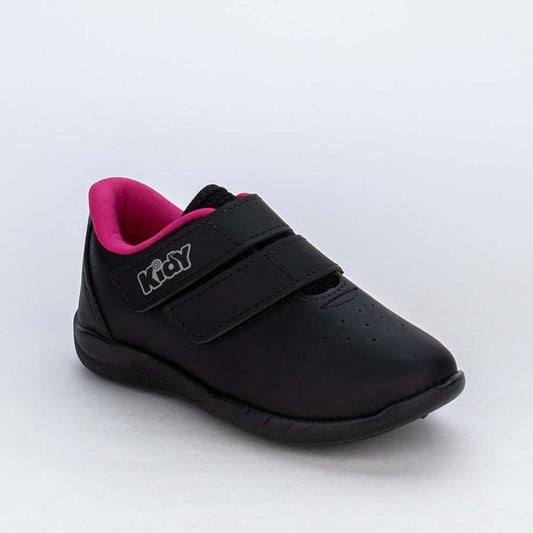 TENIS INFANTIL MENINA KIDY USEFULL MIAMI PRETO/PINK