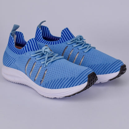 Tênis Infantil Kidy Energy Azul com Branco - Leve, Confortável e com Tecnologia Respitec