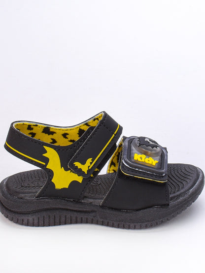 SANDALIA KIDY FLY BABY PRETO/AMARELO Kidy