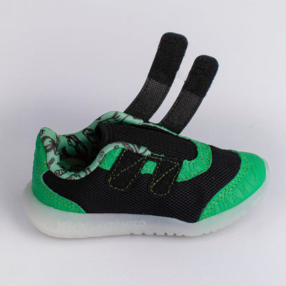 TENIS KIDY FLEX LIGHT PRETO/VERDE Kidy