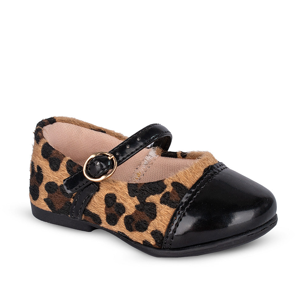 Sapatilha Menina Kidy Baby Preto Onça