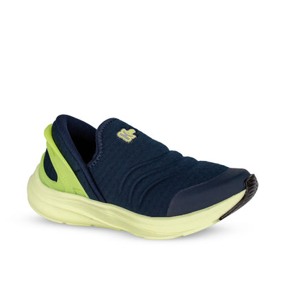 Tênis Infantil Kidy K360 Energy 2 Marinho e Amarelo Neon