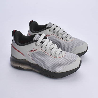 Tênis Infantil K360 Alpha Air Cinza e Vermelho - Amortecimento e Conforto para o Dia a Dia