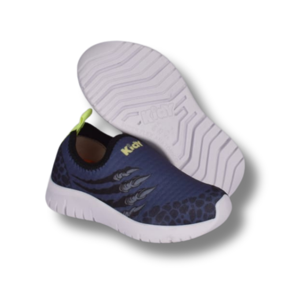 Tênis Menino Infantil Ultra Flex Marinho e Verde - Kidy