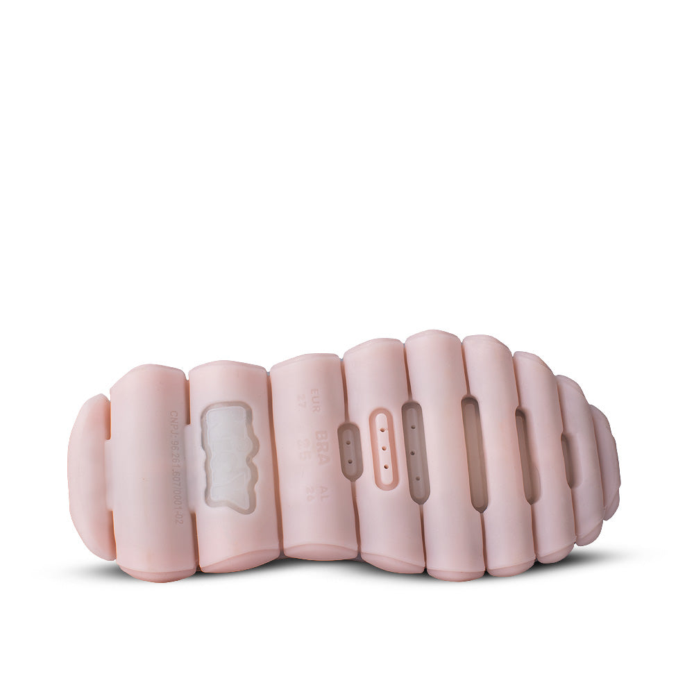Tênis infantil Menina Kidy Brinca Flex Preto Luz E Led