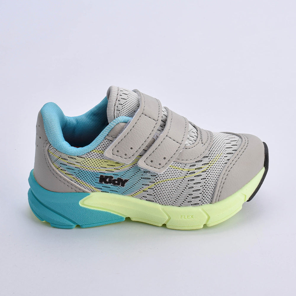 TÊNIS KIDY ENERGY BABY RESPITEC CINZA/AZUL PISCINA Kidy