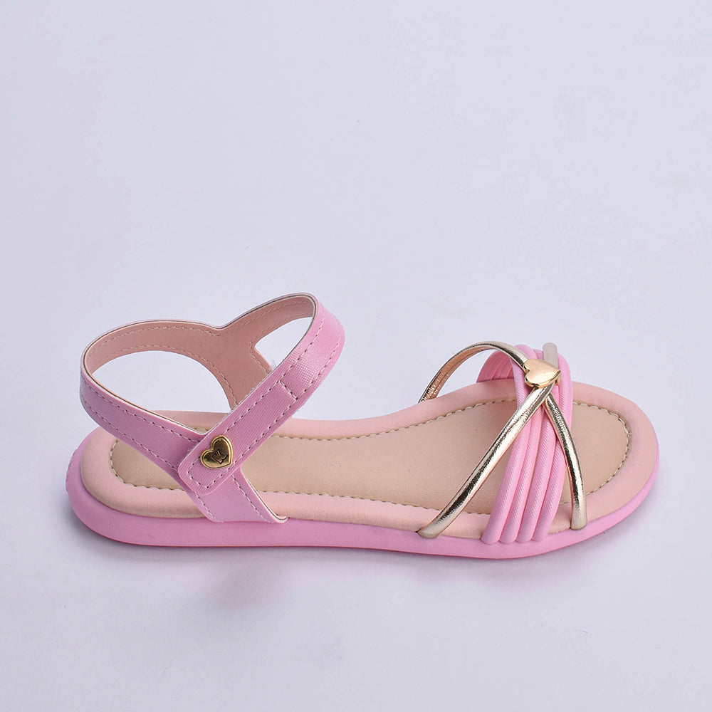 Sandália Menina Infantil Kidy Cristal Rosa