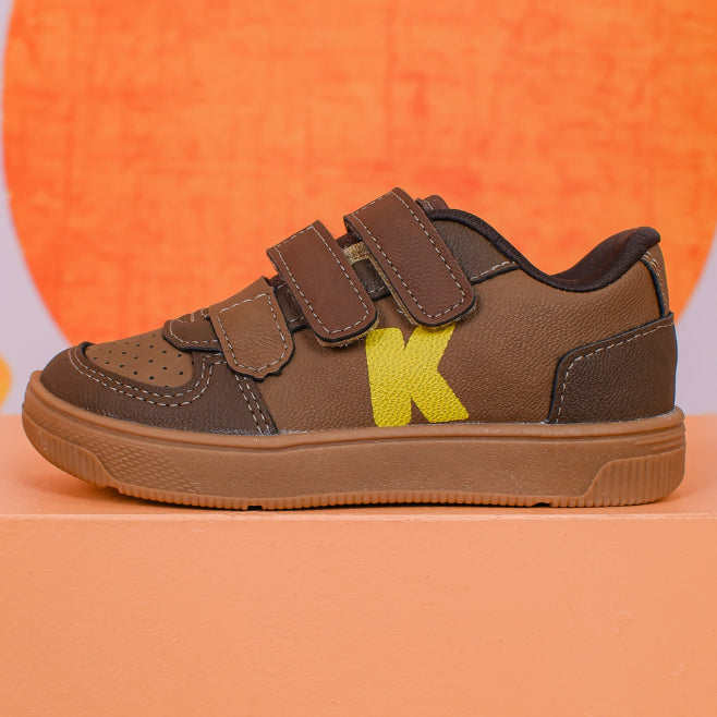 Sapatênis Menino Infantil Kidy Milão Respitec Caramelo