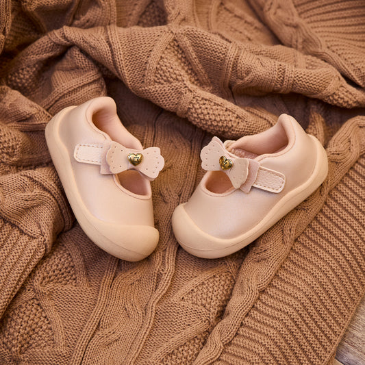 Tênis Sapatilha Infantil Menina Kidy Marfim Primeiros Passos