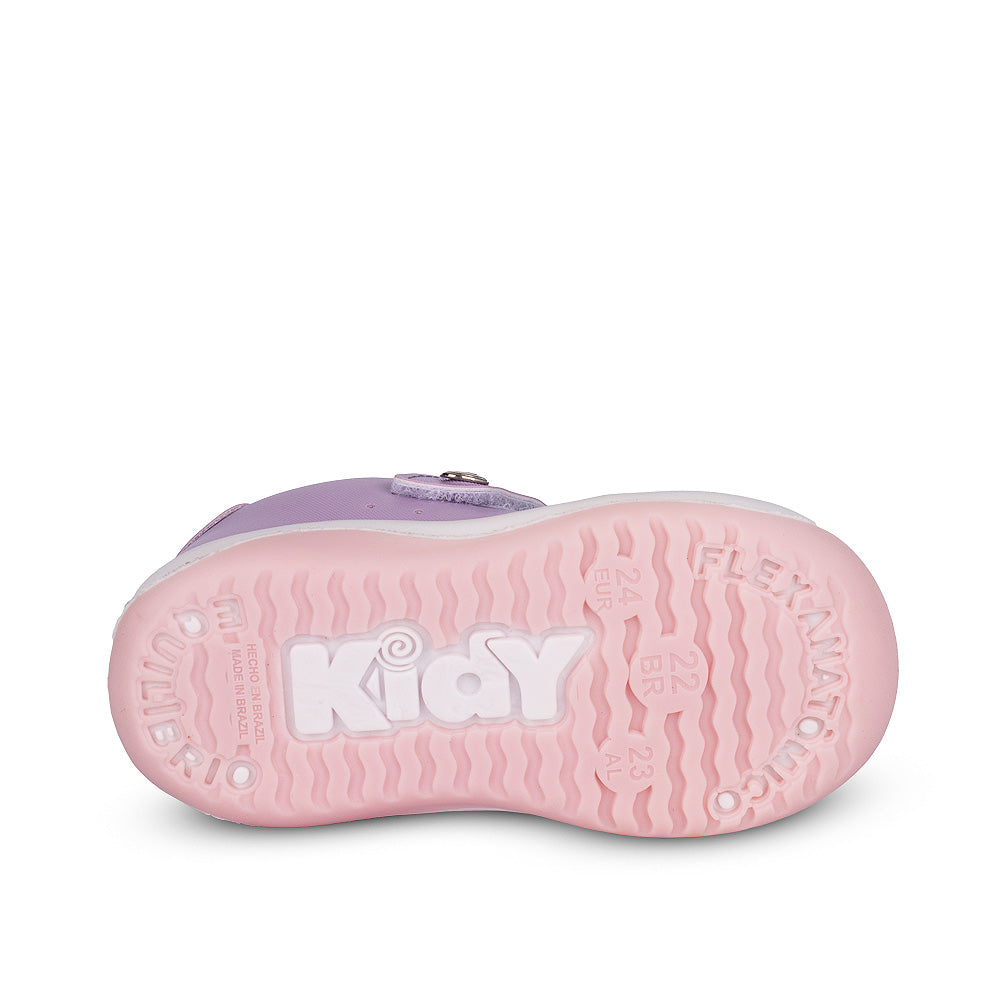 Tênis Infantil Menina Kidy Colors Equilíbrio Lilás