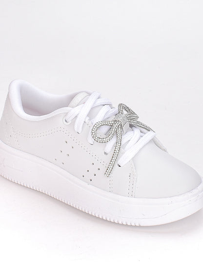 TÊNIS CASUAL INFANTIL MENINA K360 NOVA YORK BRANCO