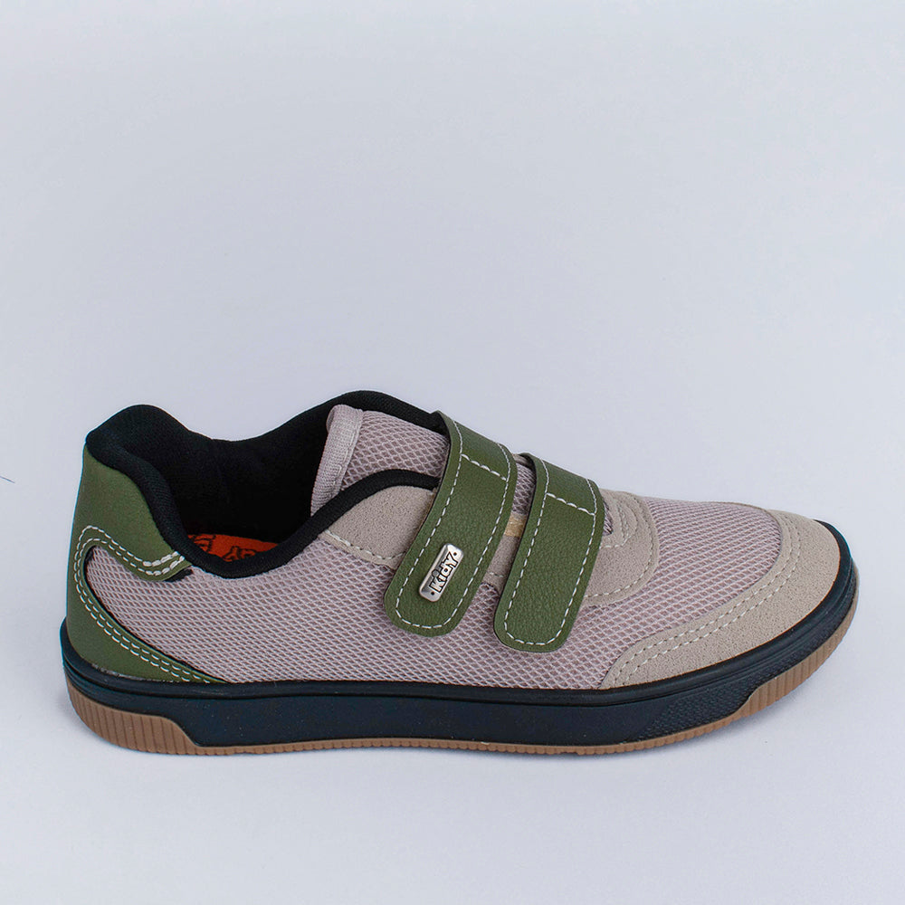 Tênis Infantil Menino Kidy Astral Preto/Verde Confortável e Tecnológico