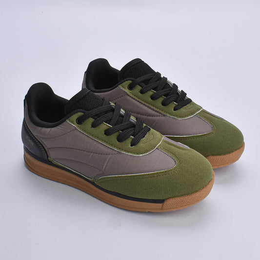 Tênis Infantil Menino RK 70 Verde Musgo/Preto Kidy Calce Fácil