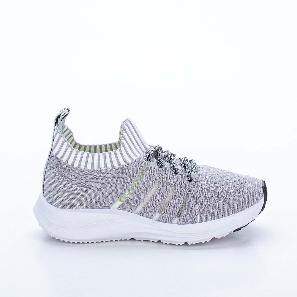 TENIS INFANTIL UNISSEX KIDY ENERGY RESPITEC CINZA/PRETO