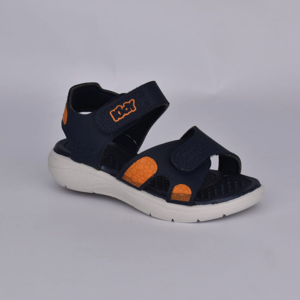 SANDALIA KIDY FLY BABY MARINHO/LARANJA Kidy