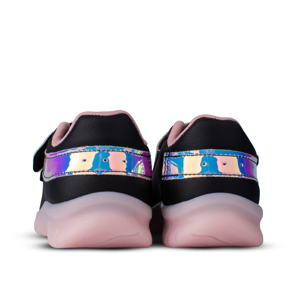 Tênis Infantil Menina Kidy Ultra Flex Preto Macio Anatômico
