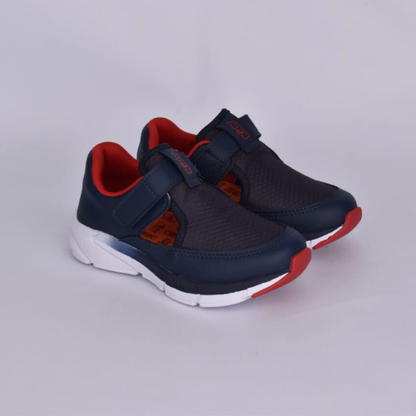 Tênis Menino Infantil Kidy Energy Baby Respitec Marinho e Vermelho