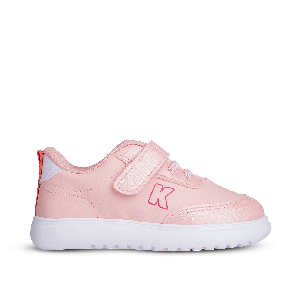 Tênis Infantil Menina Kidy Soft Nude Casual Fecho de Contato e Conforto