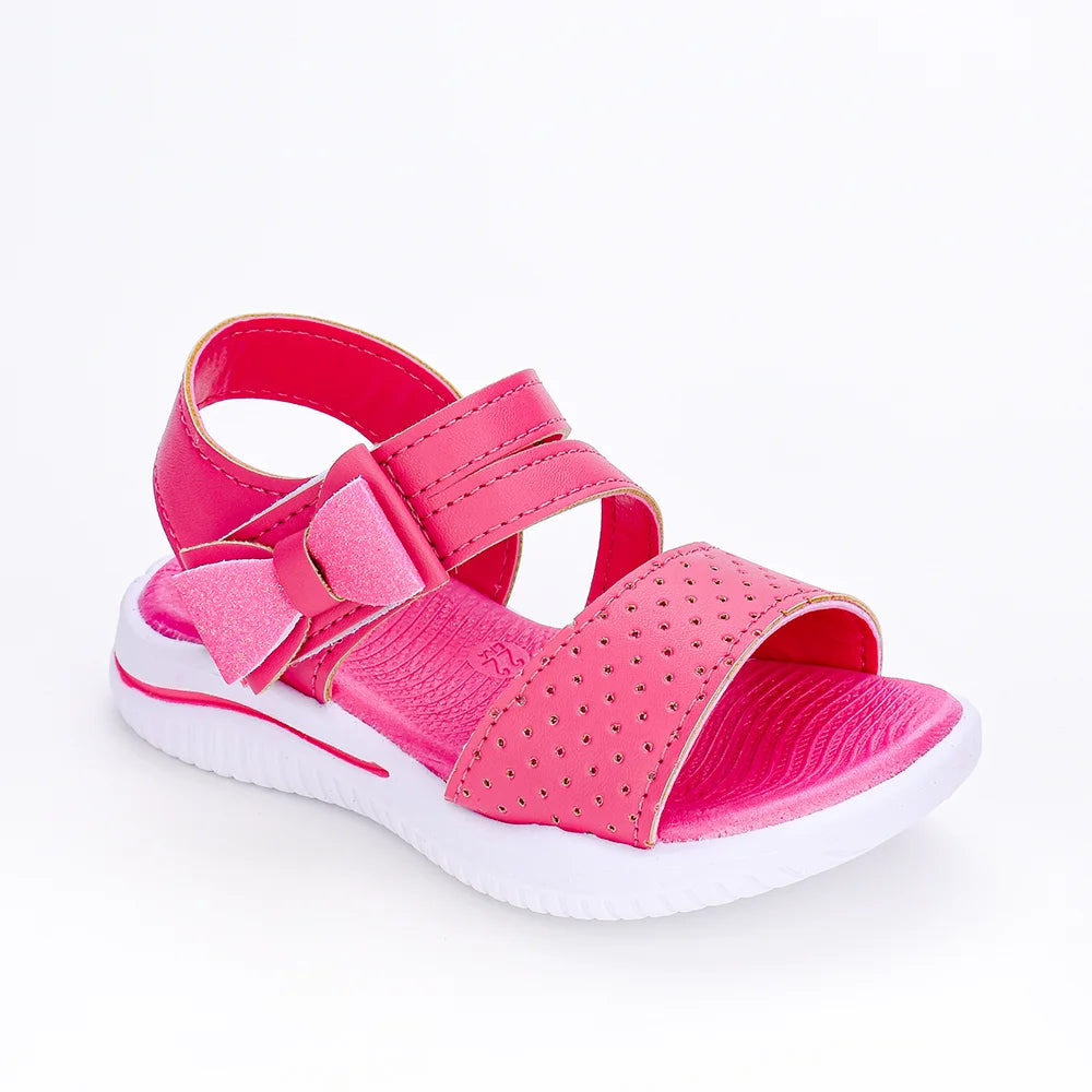 Sandália Infantil Feminina Kidy Fly Laço Pink