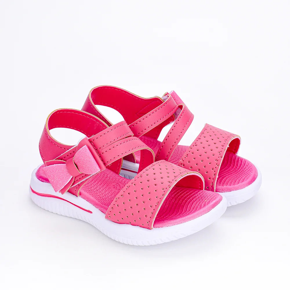 Sandália Infantil Feminina Kidy Fly Laço Pink