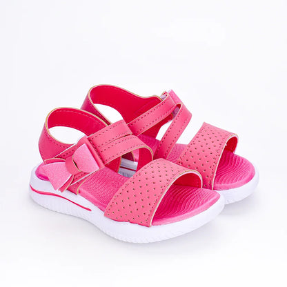 Sandália Infantil Feminina Kidy Fly Laço Pink