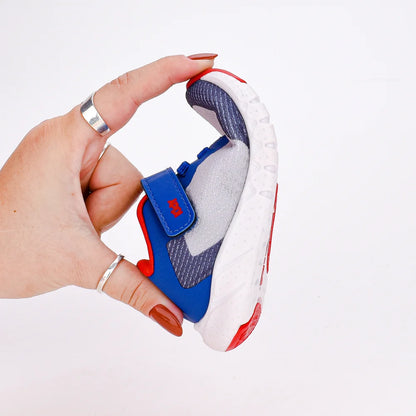 Tênis Infantil Menino Kidy Casual Equilíbrio Branco Azul