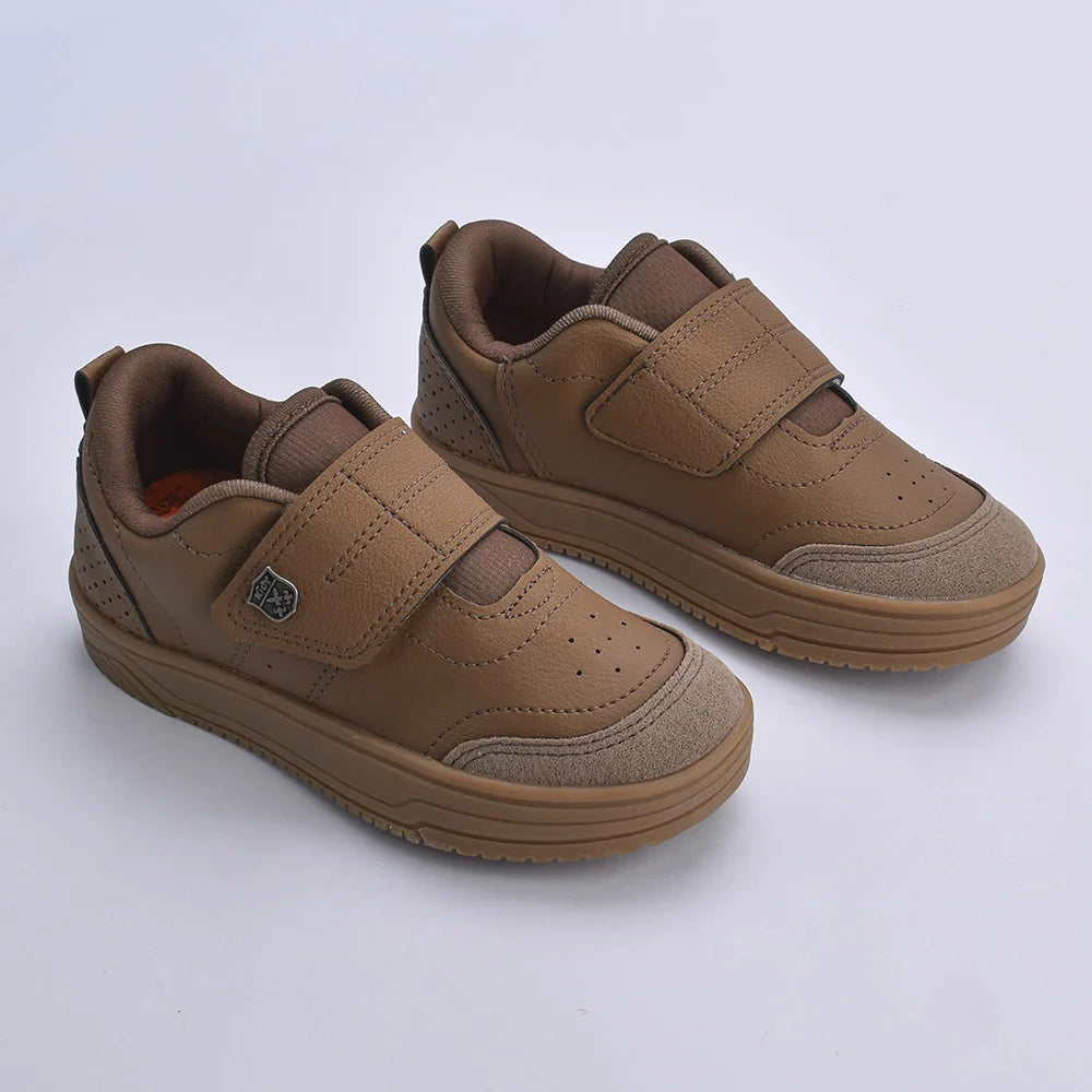 Tênis Menino Infantil Kidy Happy Caramelo