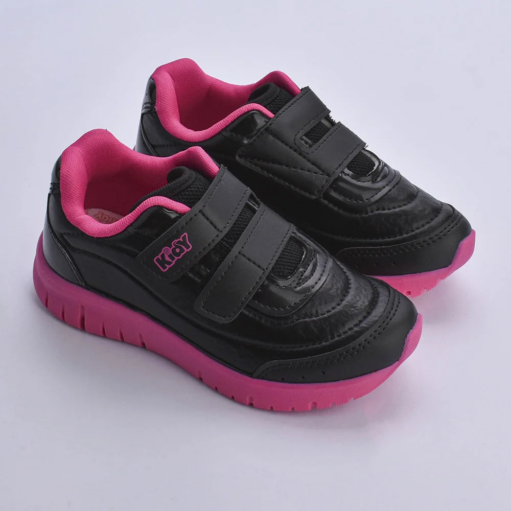 Tênis Kidy Ultra Flex Preto e Pink