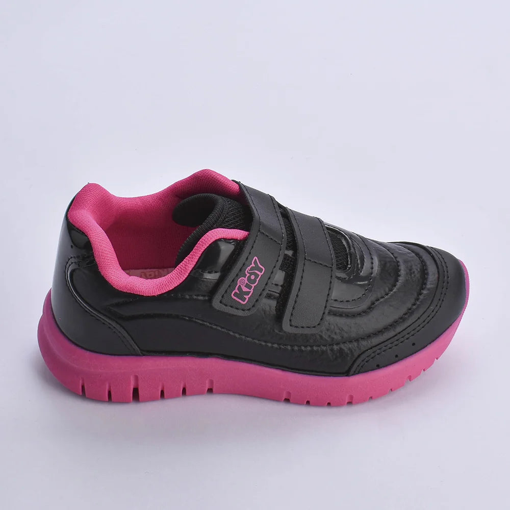 Tênis Kidy Ultra Flex Preto e Pink