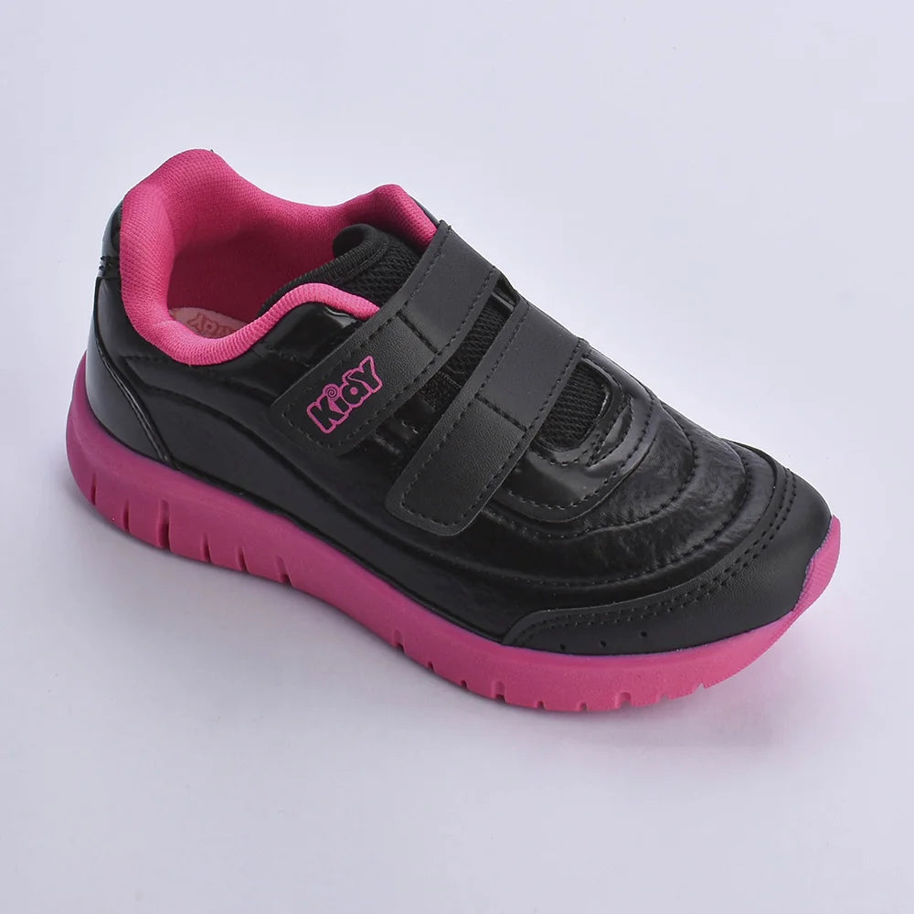 Tênis Kidy Ultra Flex Preto e Pink