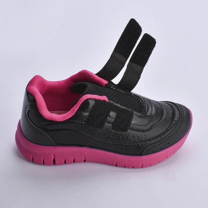 Tênis Kidy Ultra Flex Preto e Pink
