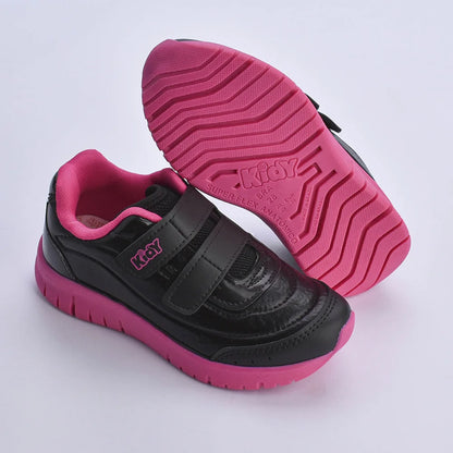 Tênis Kidy Ultra Flex Preto e Pink