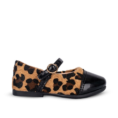 Sapatilha Menina Kidy Baby Preto Onça