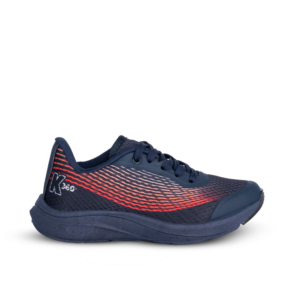 Tênis Infantil Kidy K360 Energy 2 Marinho e Vermelho