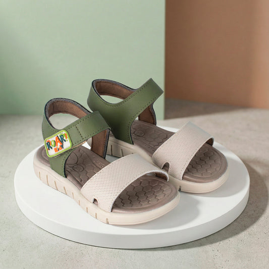 Sandália Infantil Menino Kidy Toys Dino Verde Militar