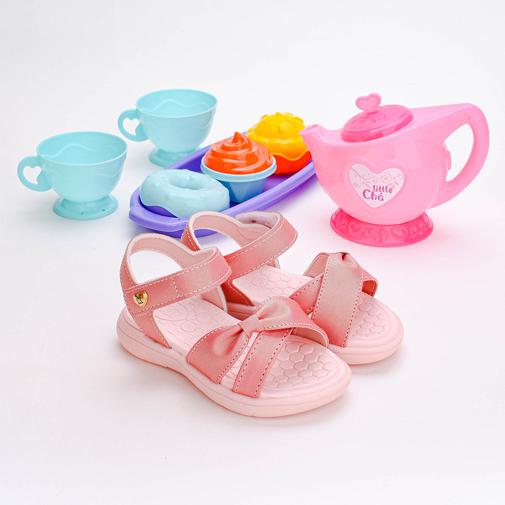 SANDÁLIA MENINA KIDY TOYS BABY NUDE KIT CHAZINHO