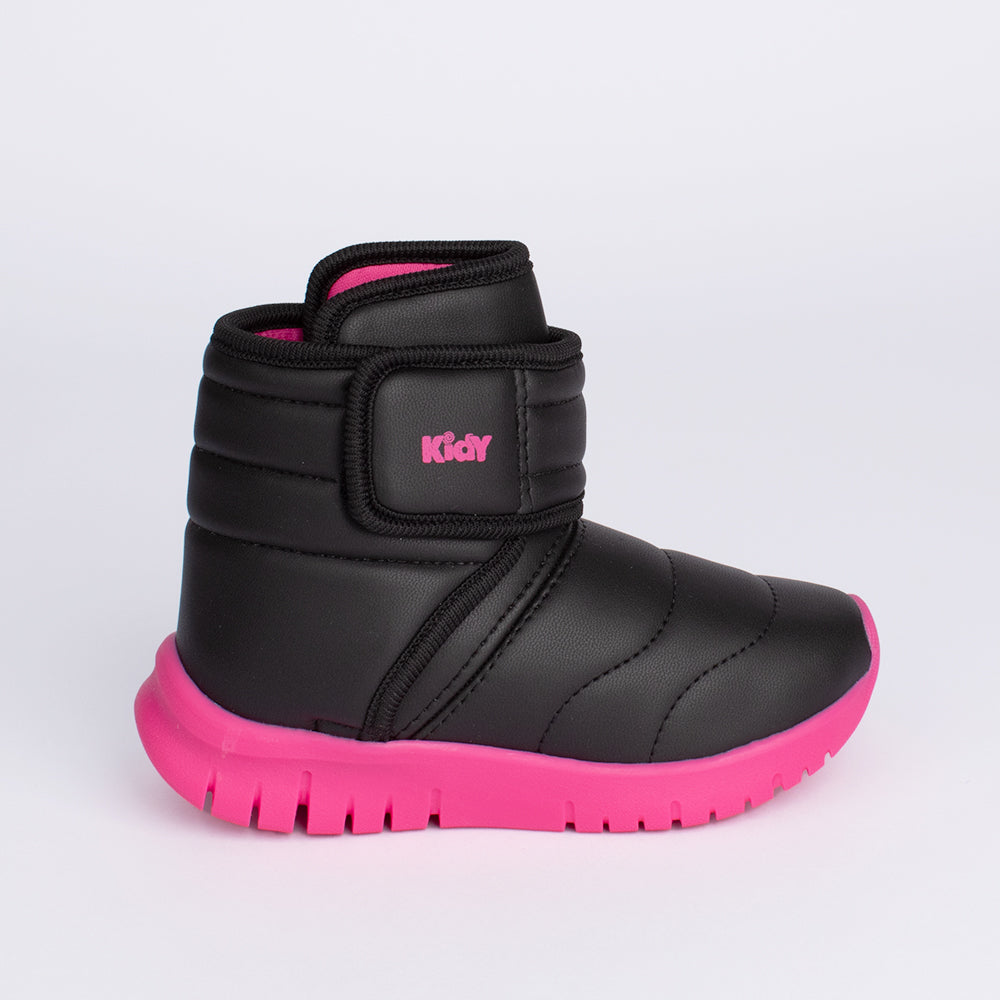 Tênis Kidy Ultra Flex Preto Pink