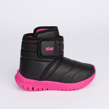 Tênis Kidy Ultra Flex Preto Pink