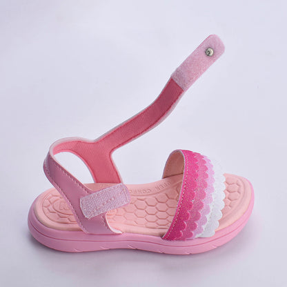 Sandália Menina Infantil Kidy Toys Baby Rosa