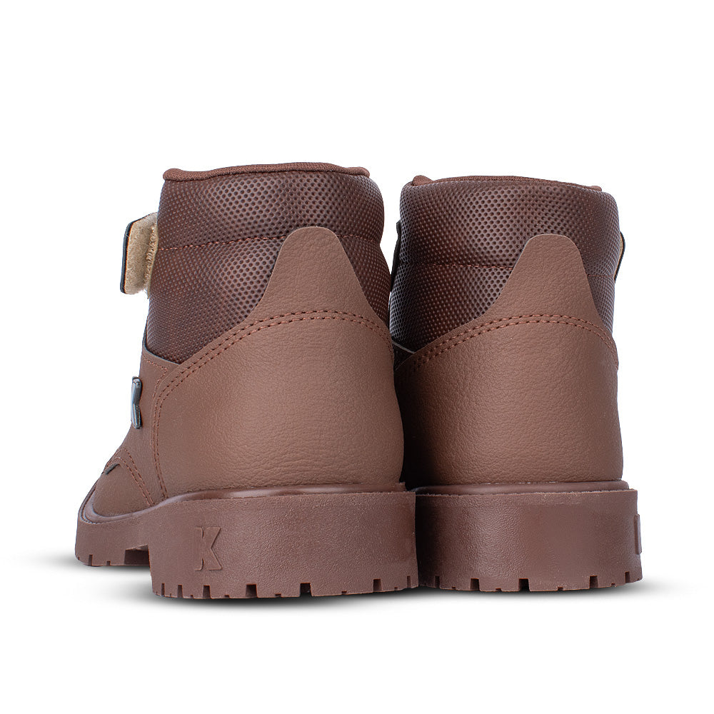 Bota Coturno Infantil Menino Kidy Walk Marrom Conforto