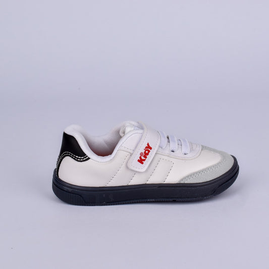 Tênis Menino Infantil Kidy Astral Branco e Preto