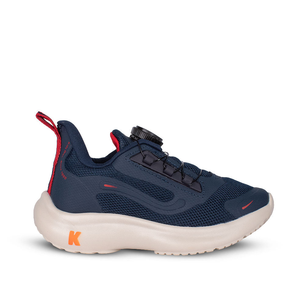 Tênis Infantil Menino Kidy Nuvem Disc Marinho e Vermelho Conforto e Estilo