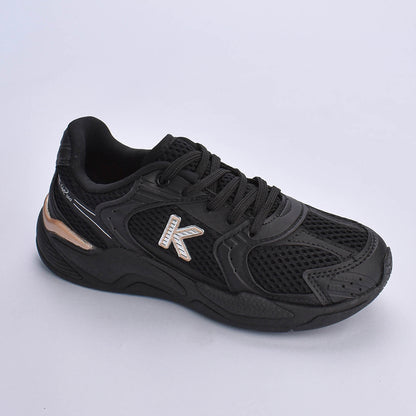 Tênis Infantil Menino Kidy K360 Retro Preto/Ouro