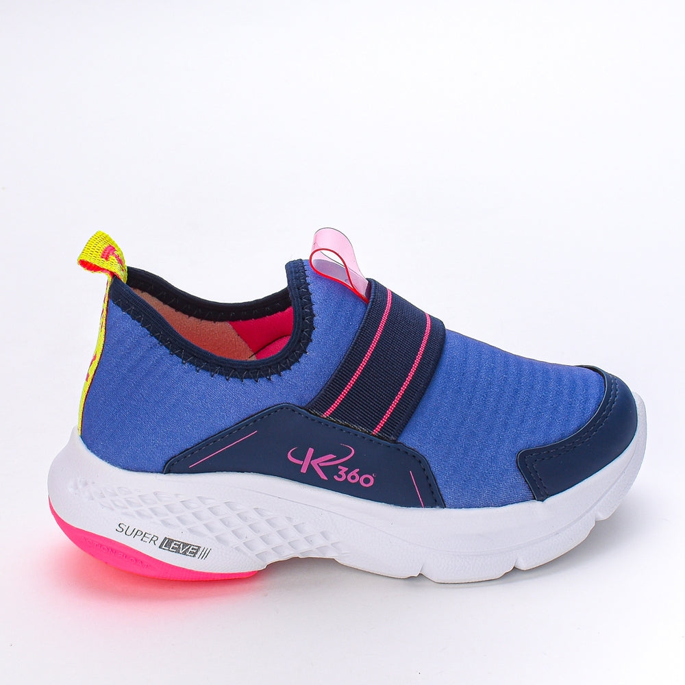 TENIS K-360 SUPER LEVE AZUL NIKE/PINK NEON Kidy