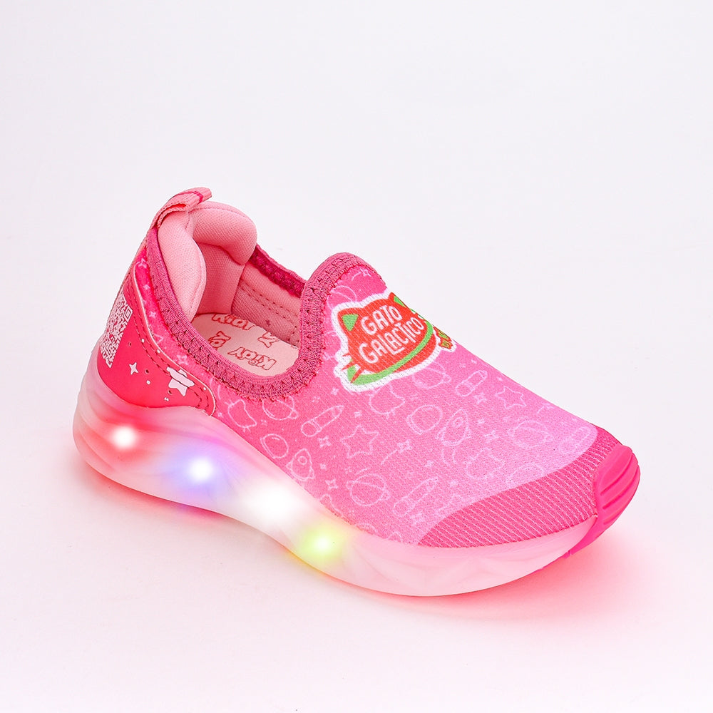 TENIS KIDY LIGHT FUN PINK/COLORIDO