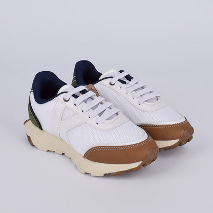 Tênis Infantil Menino K360 Jogger Conforto e Amortecimento Azul Marinho e Verde Kidy