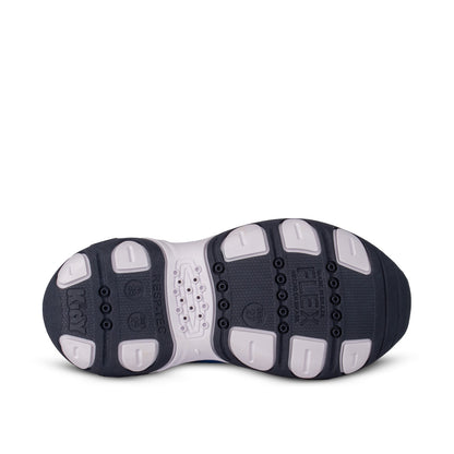 Tênis Infantil Menino Kidy Play Respitec Azul e Laranja